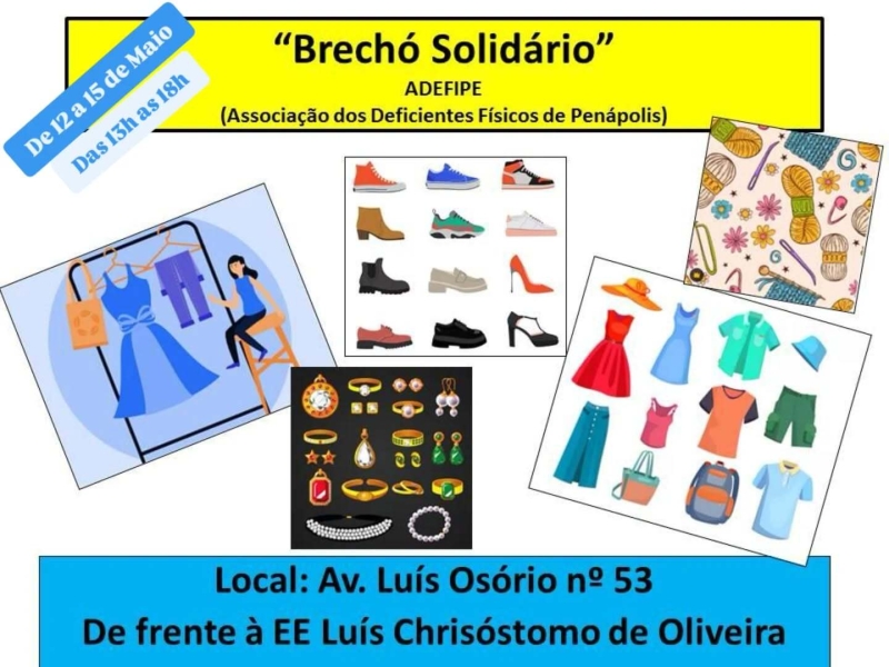 Evento brecho-solidario-adefipe